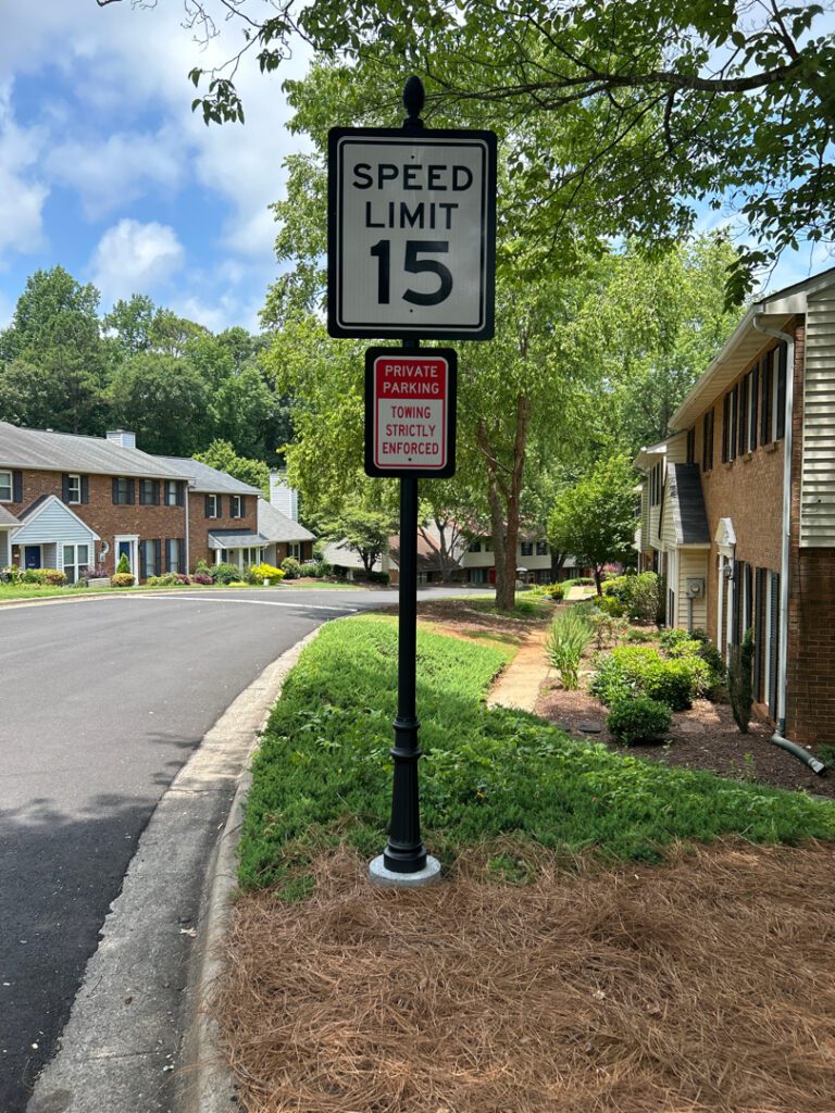 Image of a wayfinding street sign