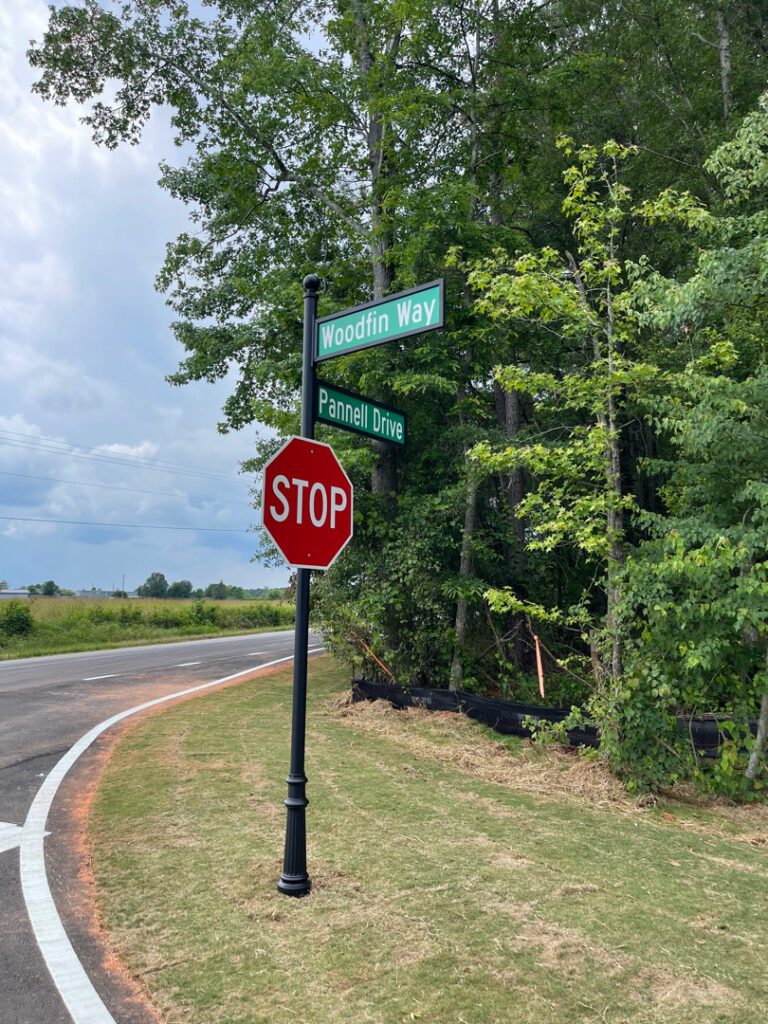 Photo of street sign in an HOA community