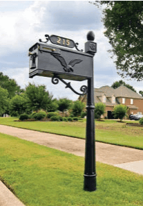Residential mailbox representing Mailbox Project expansion